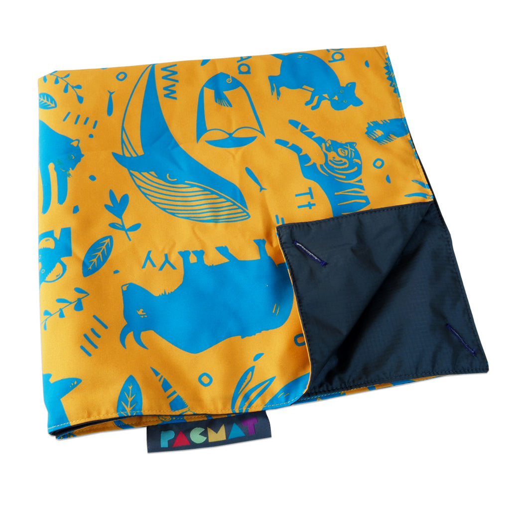 Family Animal Alphabet Picnic Blanket