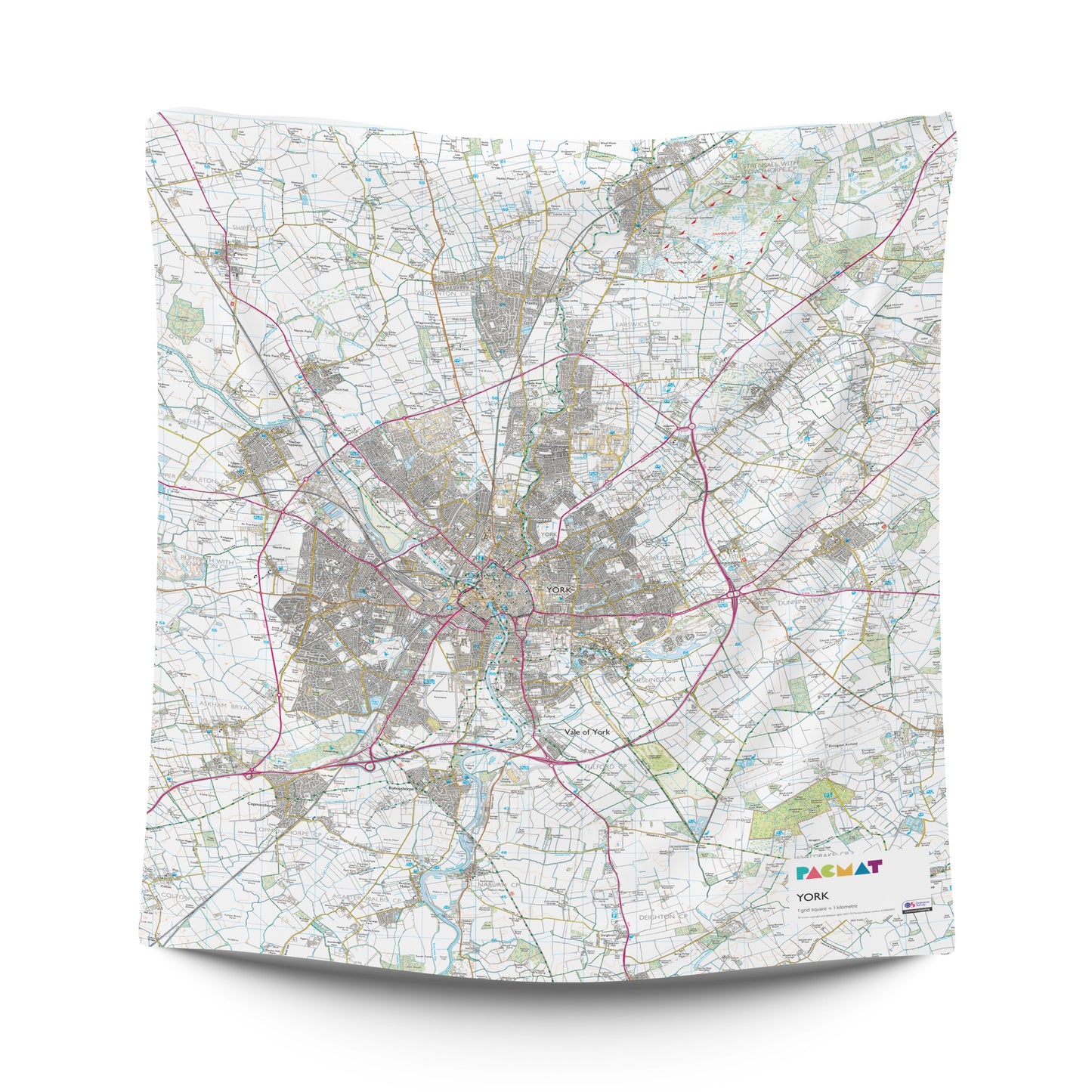 Map Waterproof Picnic Mat