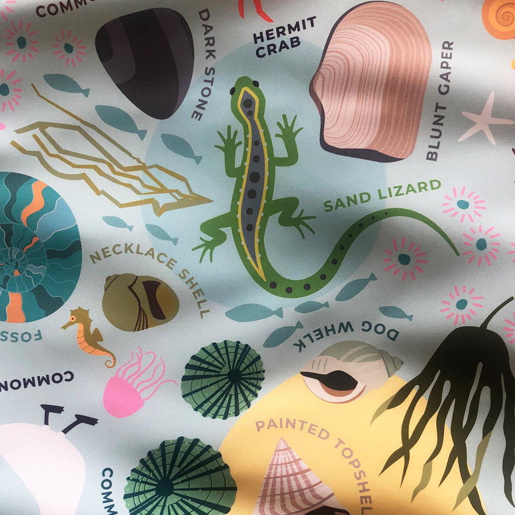 Marine Life Beach Mat