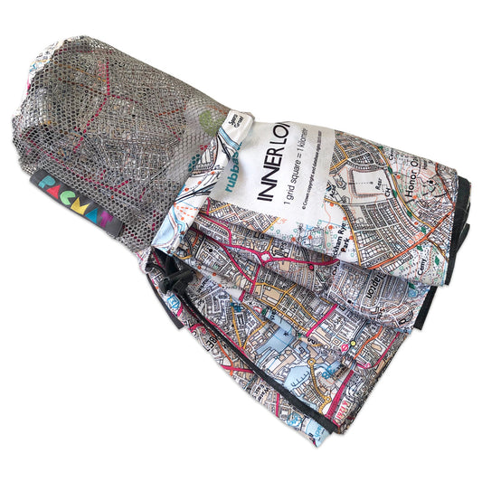 London inner city leisure map picnic mat