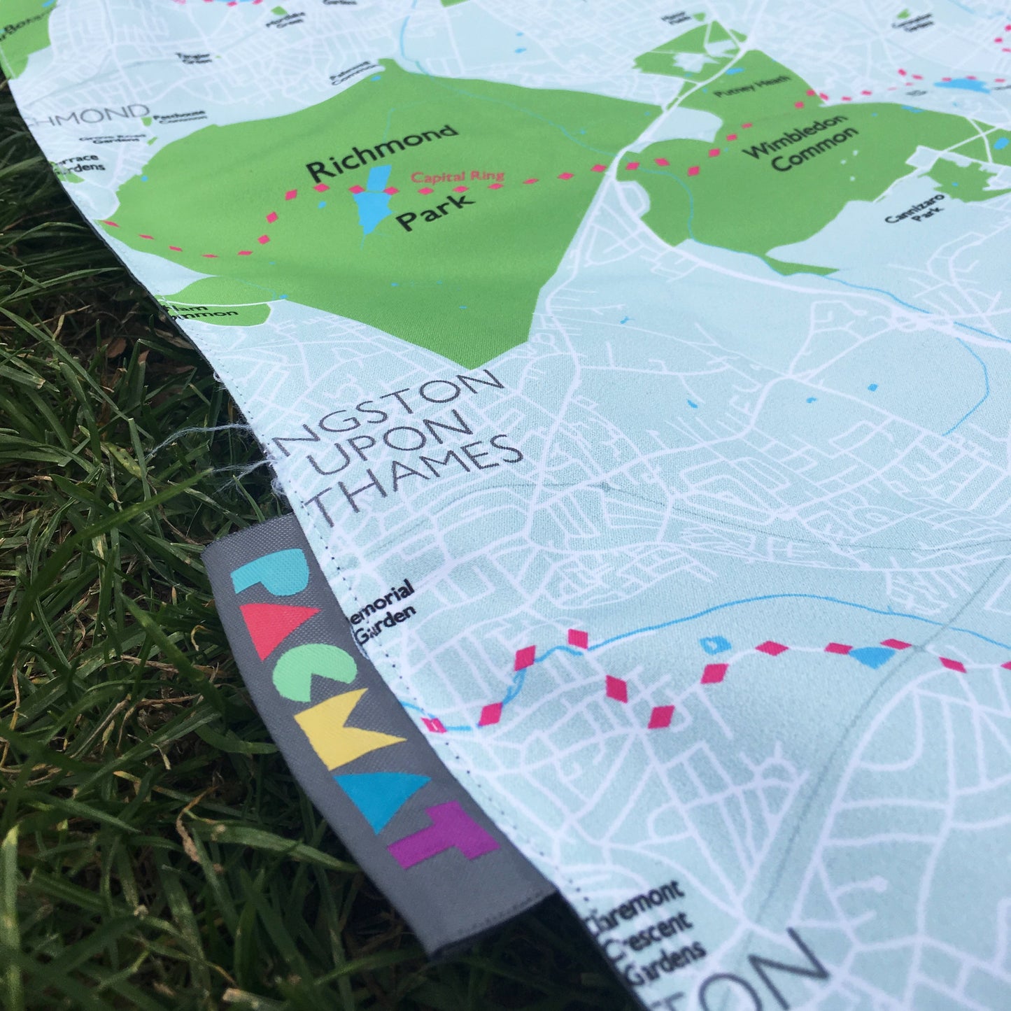 Country Map Family Picnic Blanket