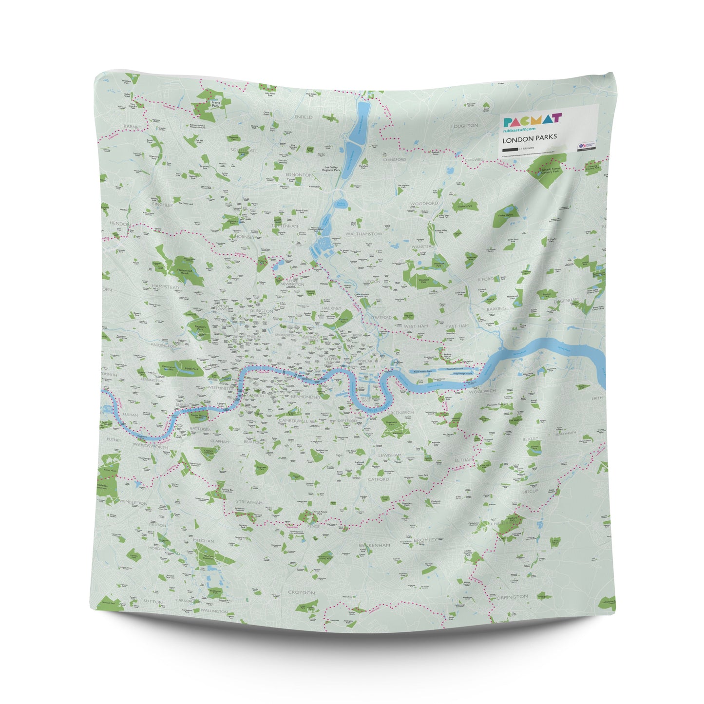 Country Map Family Picnic Blanket