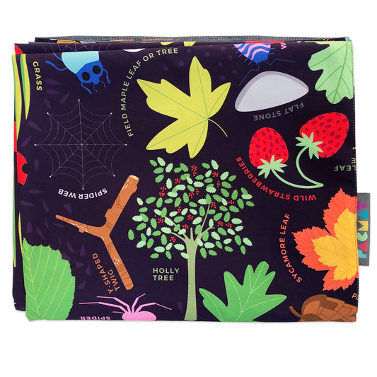 Leaf Print Picnic Blanket