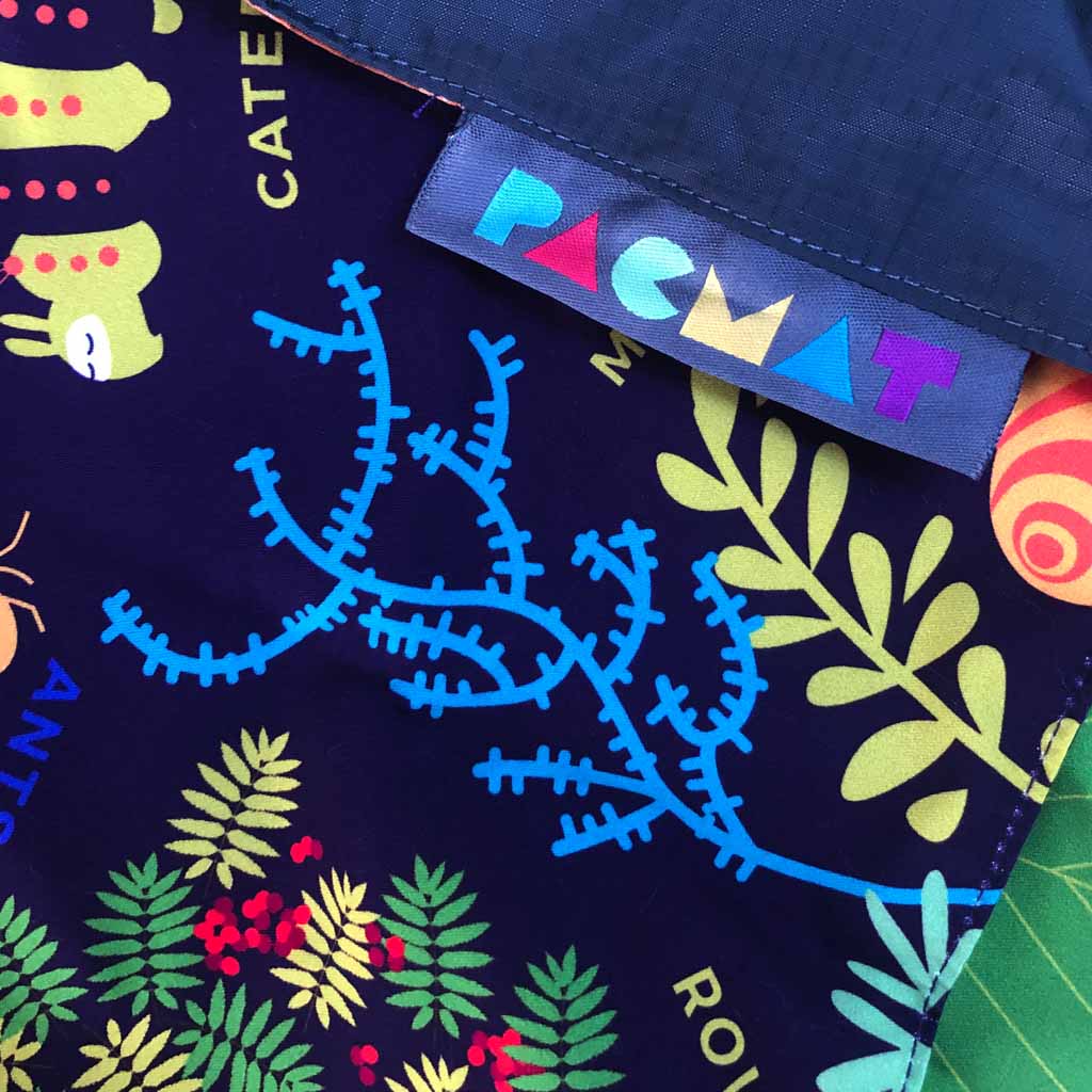 Leaf Print Picnic Blanket