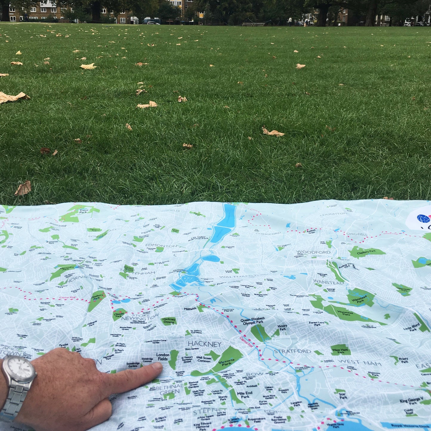 Country Map Family Picnic Blanket
