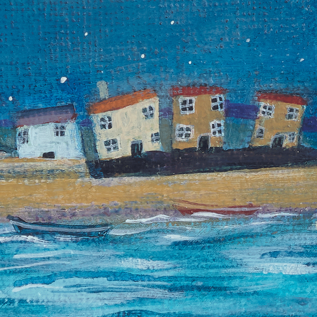 Seaside picnic blanket