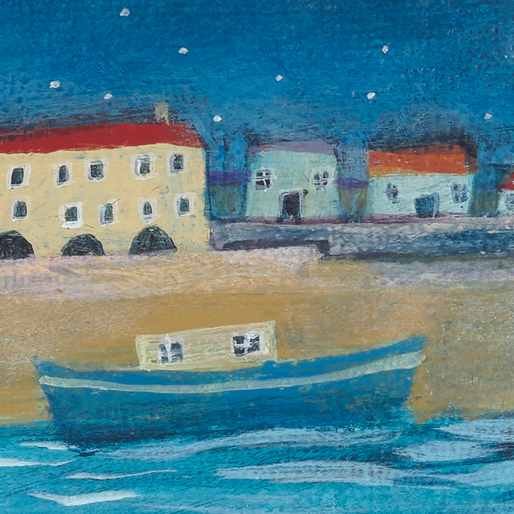 Seaside picnic blanket