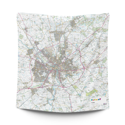 Map Waterproof Picnic Mat