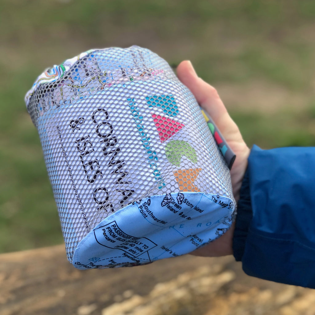 Waterproof Island Map Picnic Blanket