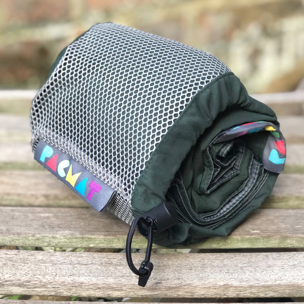 Dark Blue Signature Warm Picnic Blanket
